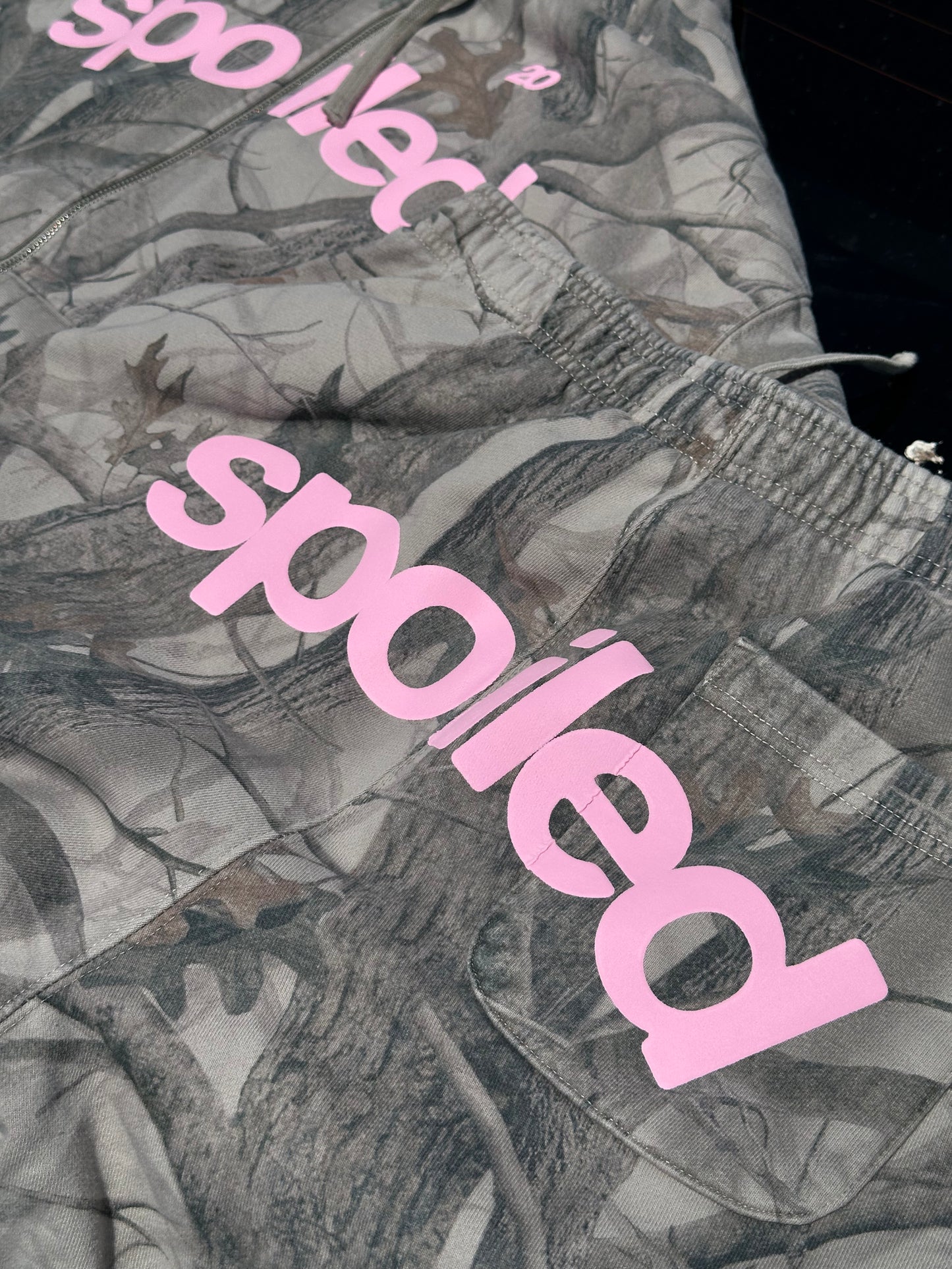 Spoiled Camo Wide Leg Sweatpants