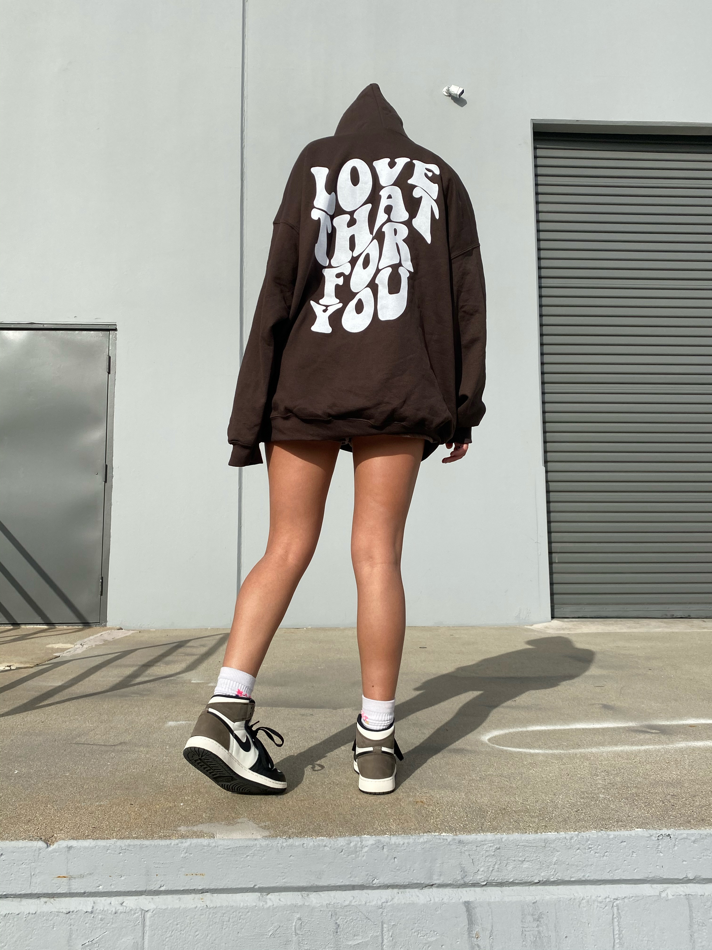 Brown "Love That For You" Hoodie