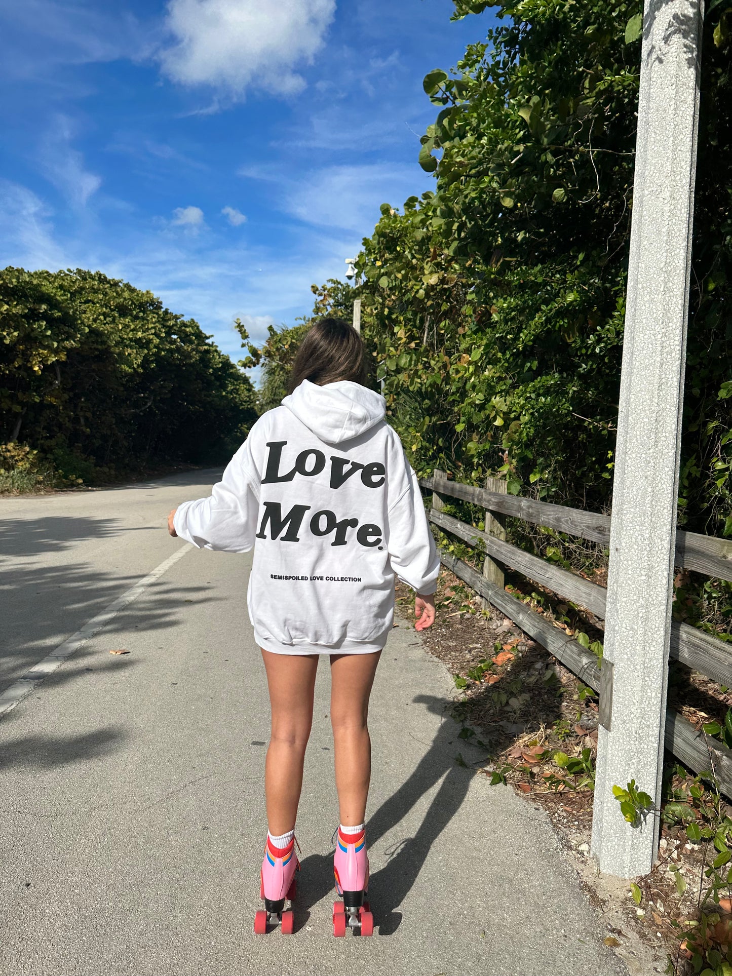 Love Collection White Hoodie