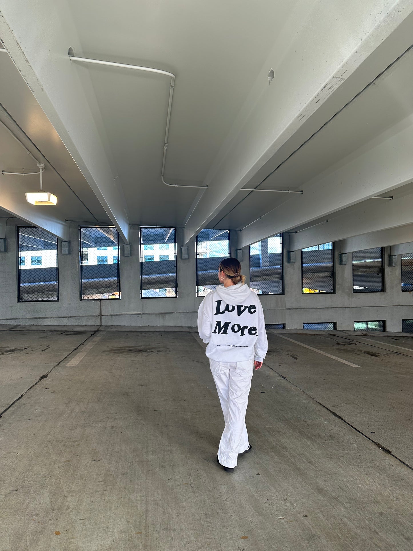 Love Collection White Hoodie