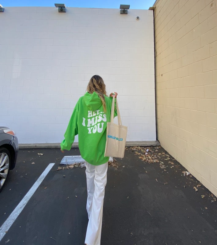 Kiwi "Hey... I Miss You" Hoodie