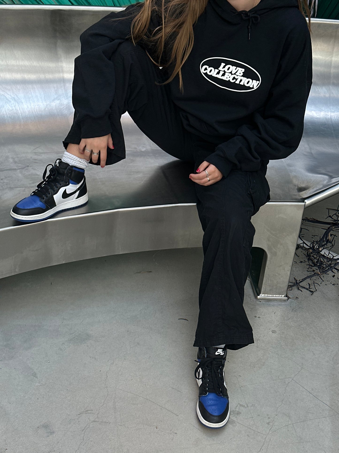 Love Collection Black Hoodie