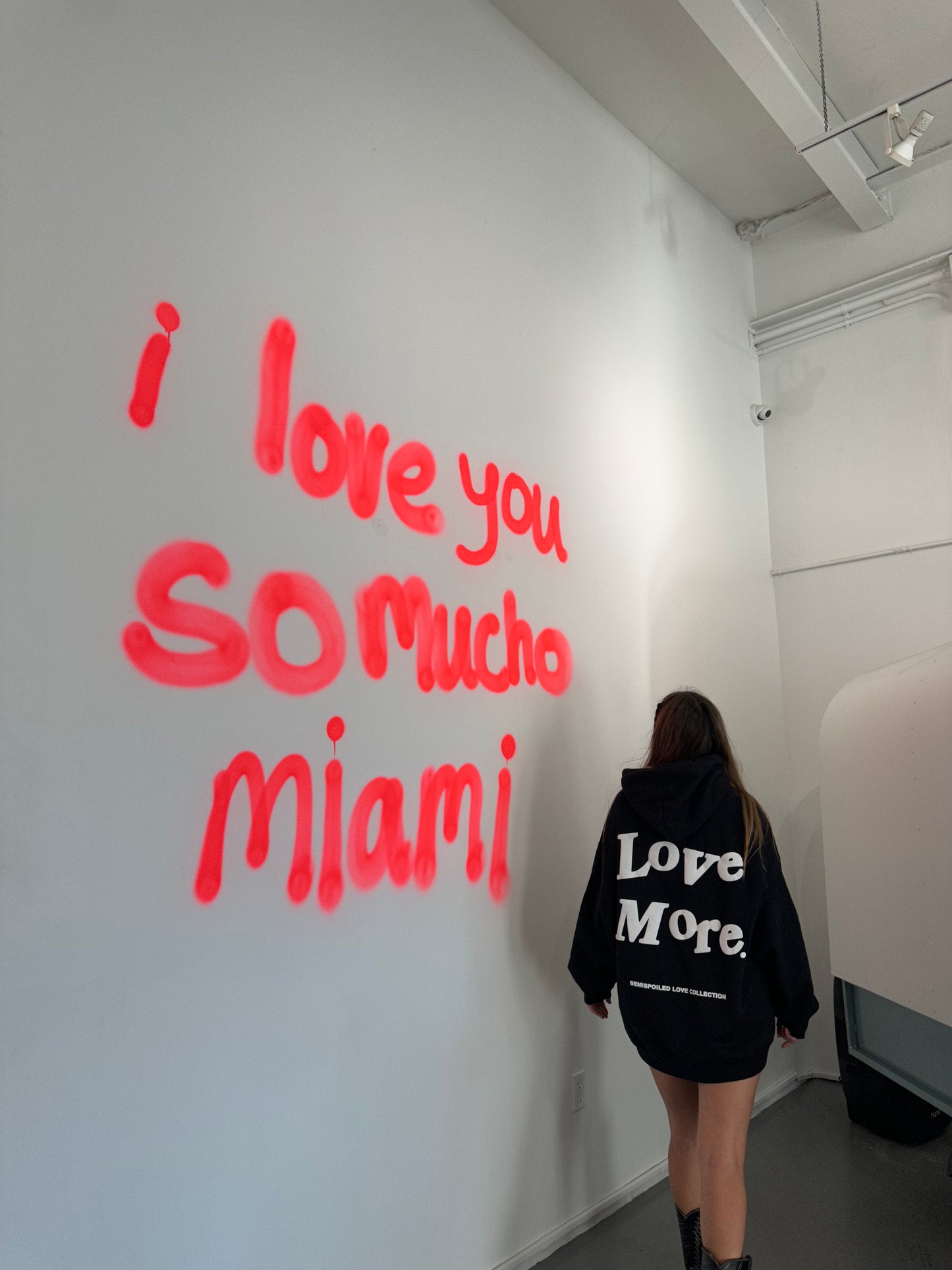 Love Collection Black Hoodie