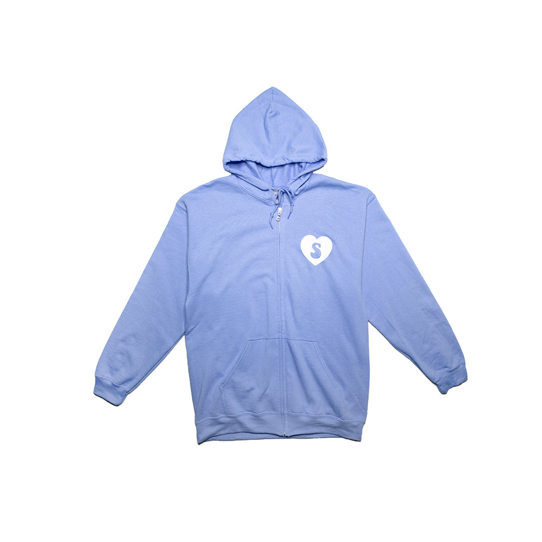 Light blue zip up