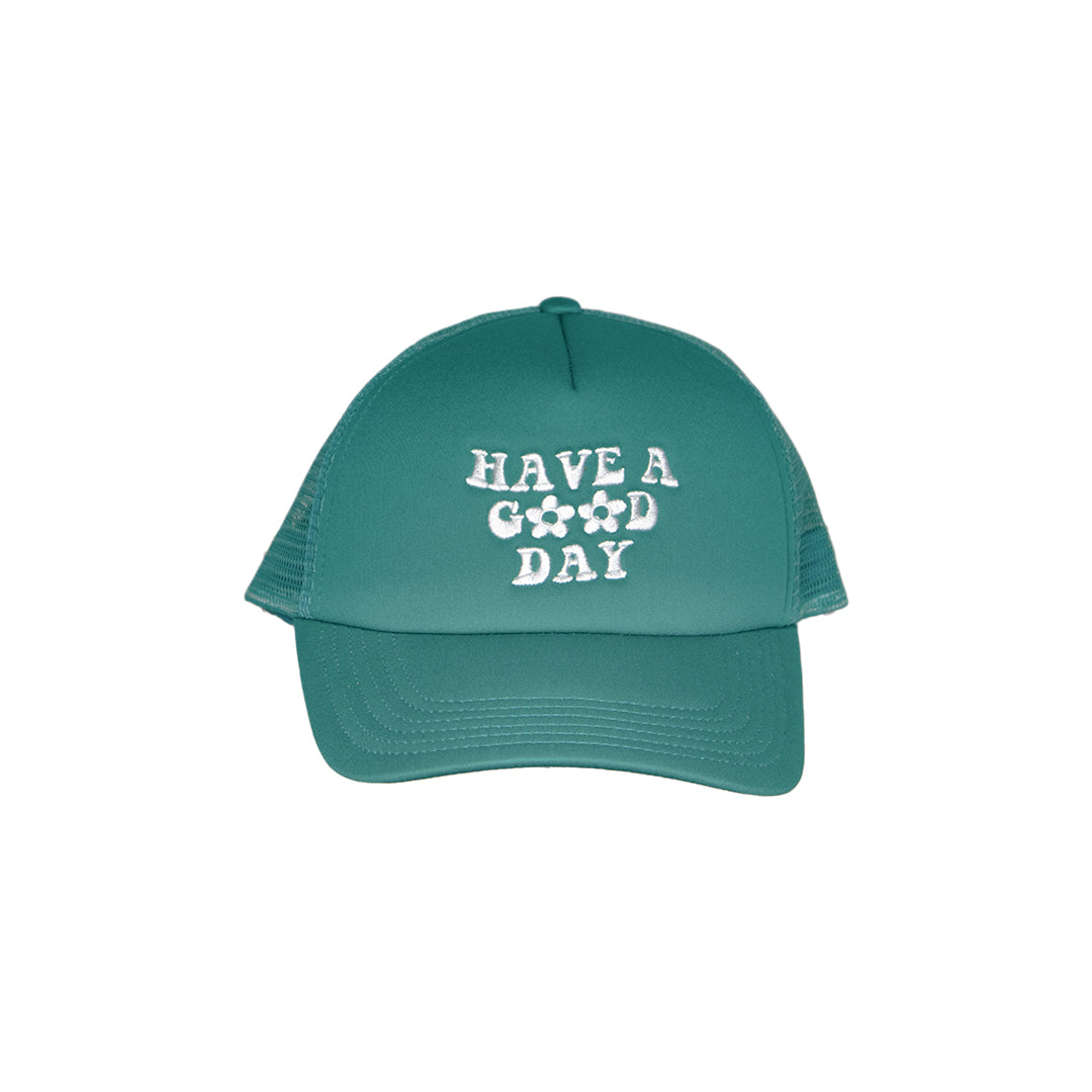 "have a good day" trucker hat
