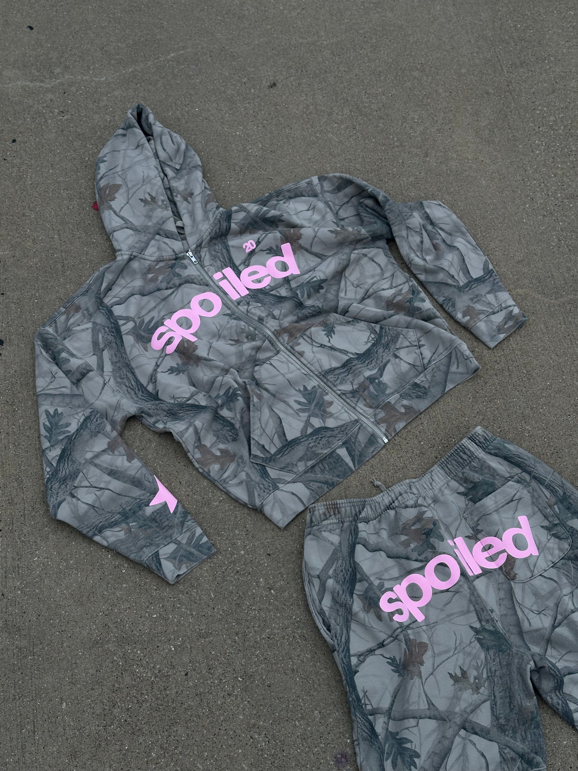 Spoiled Camo Zip Up Hoodie – Semispoiled