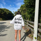 Love Collection White Hoodie