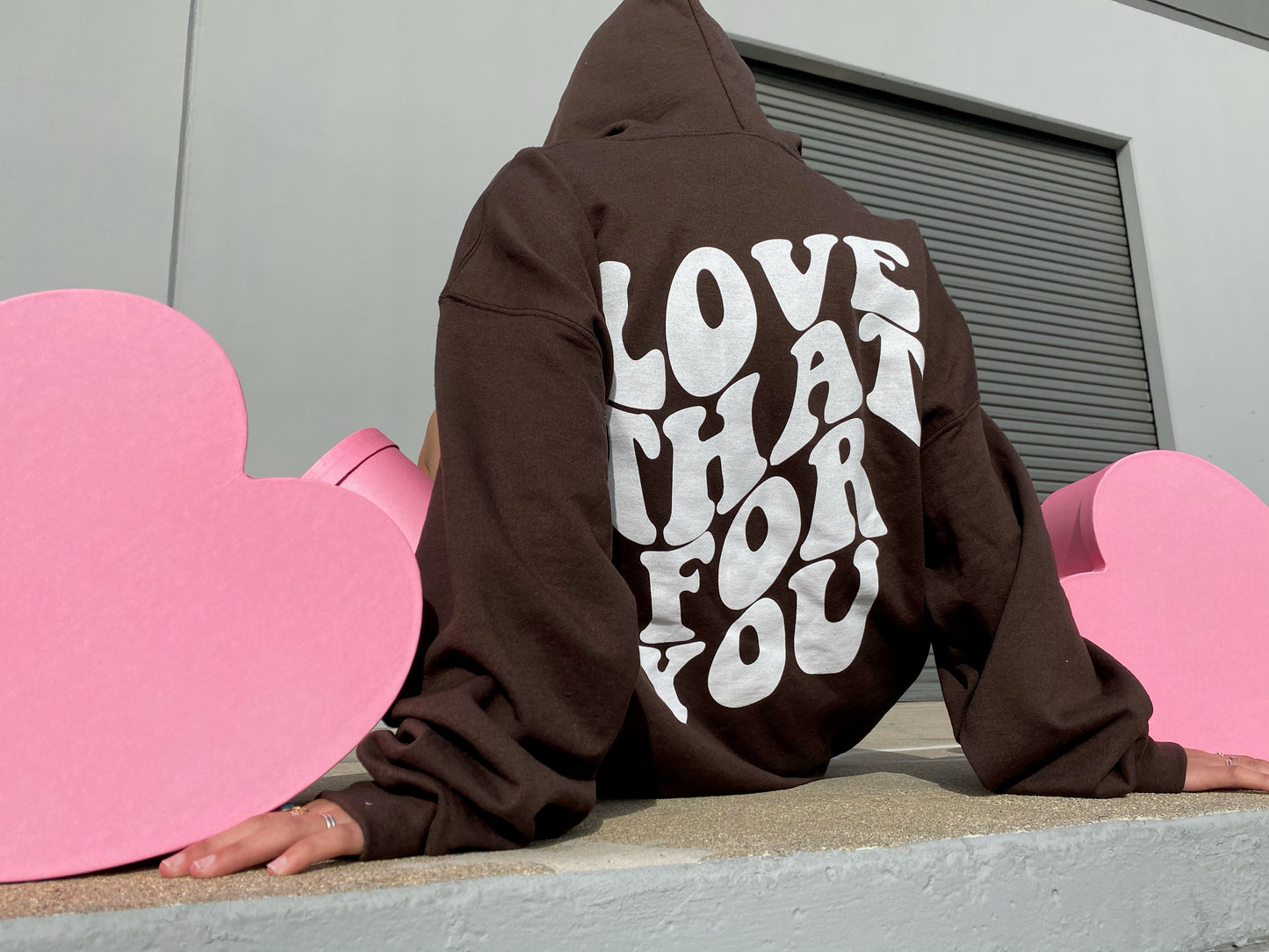 Brown "Love That For You" Hoodie