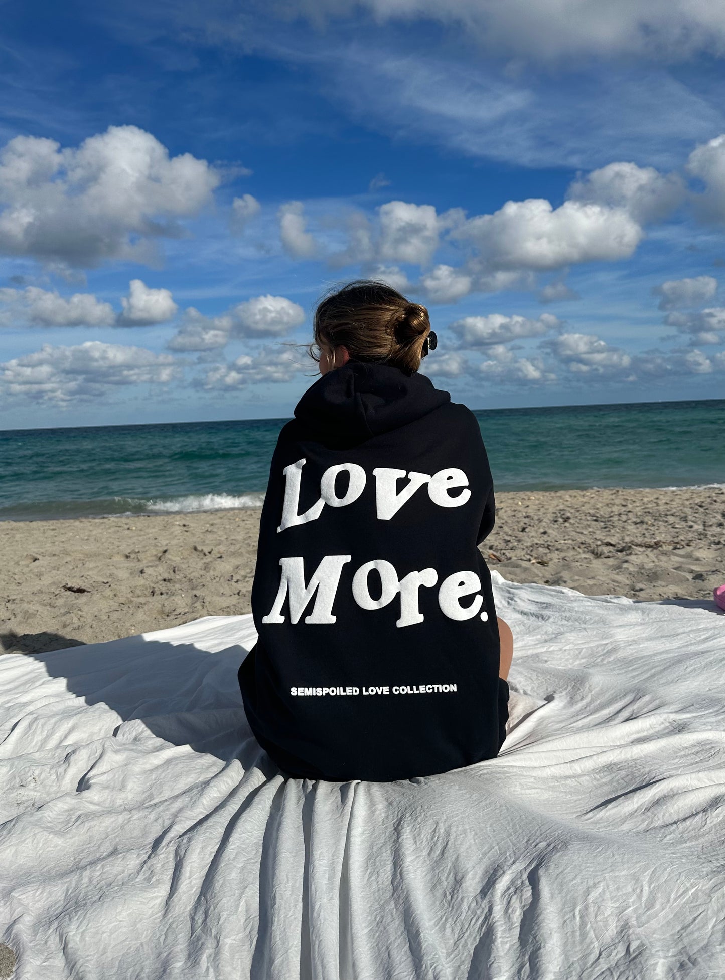 Love Collection Black Hoodie