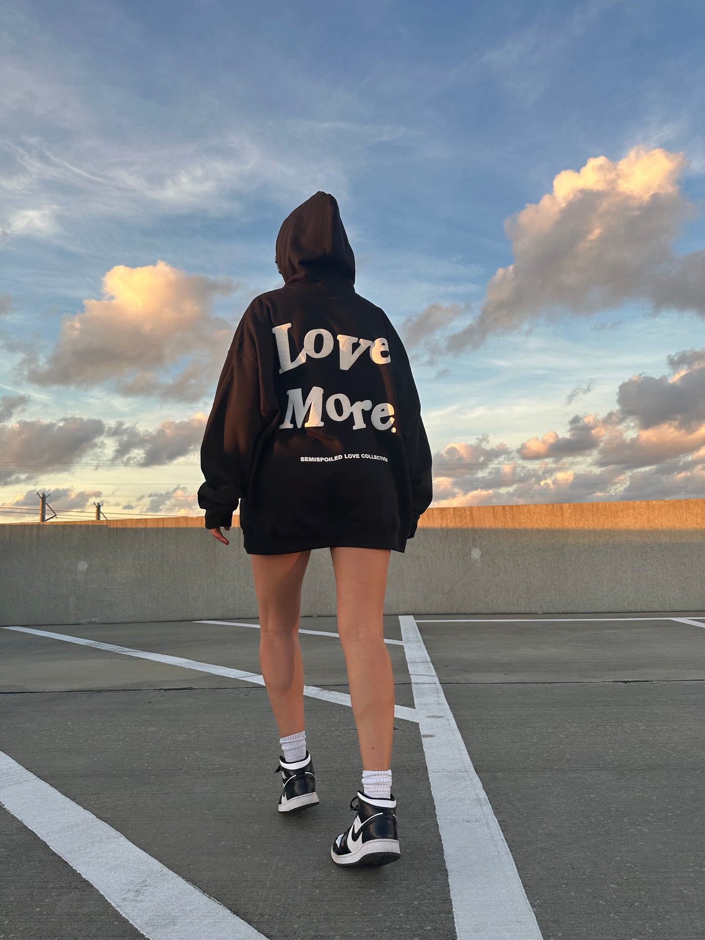 Love Collection Black Hoodie